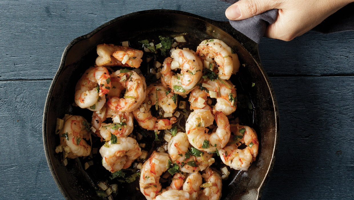 how to pan saute shrimp