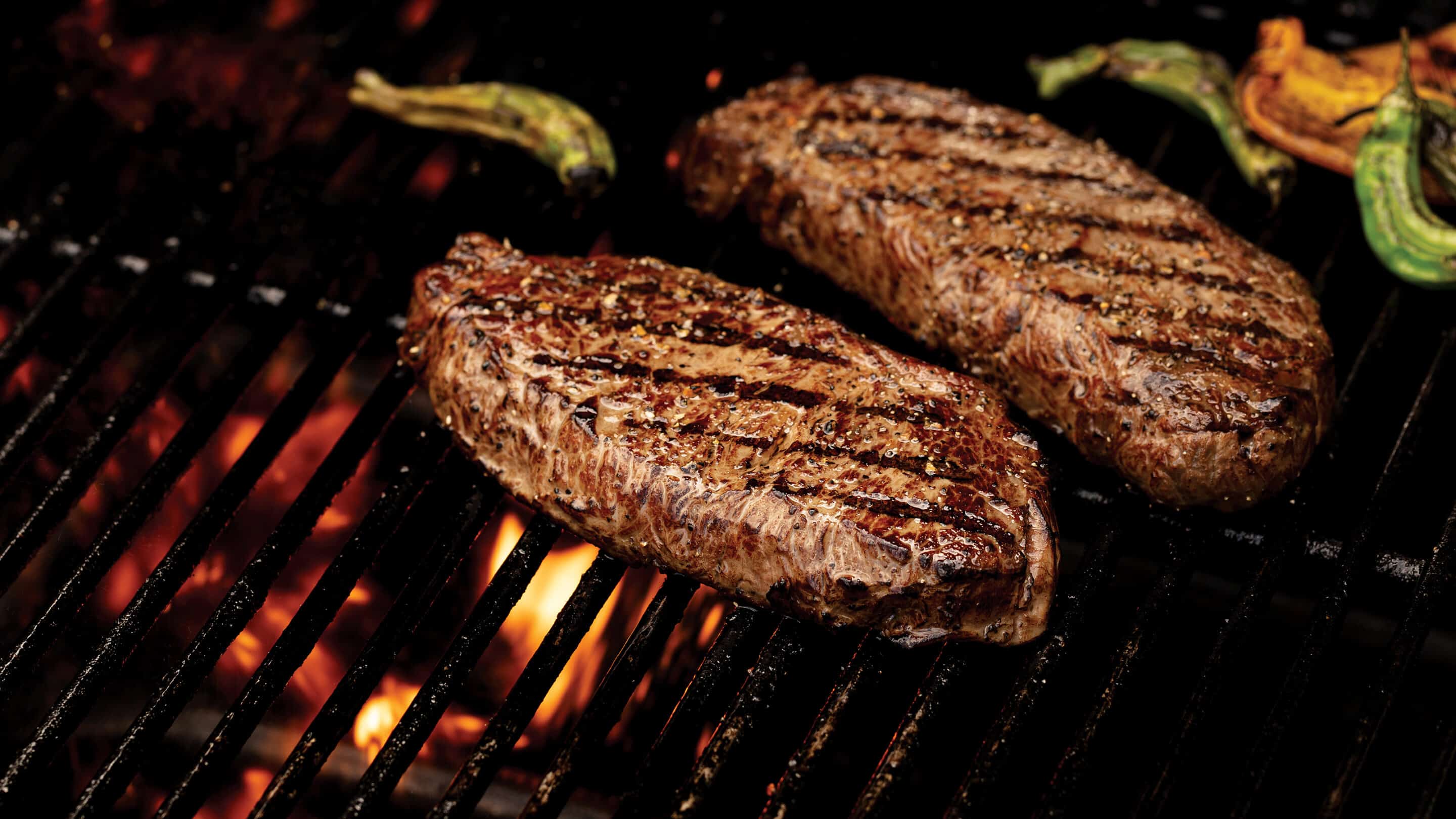 Ny strip steak grill best sale