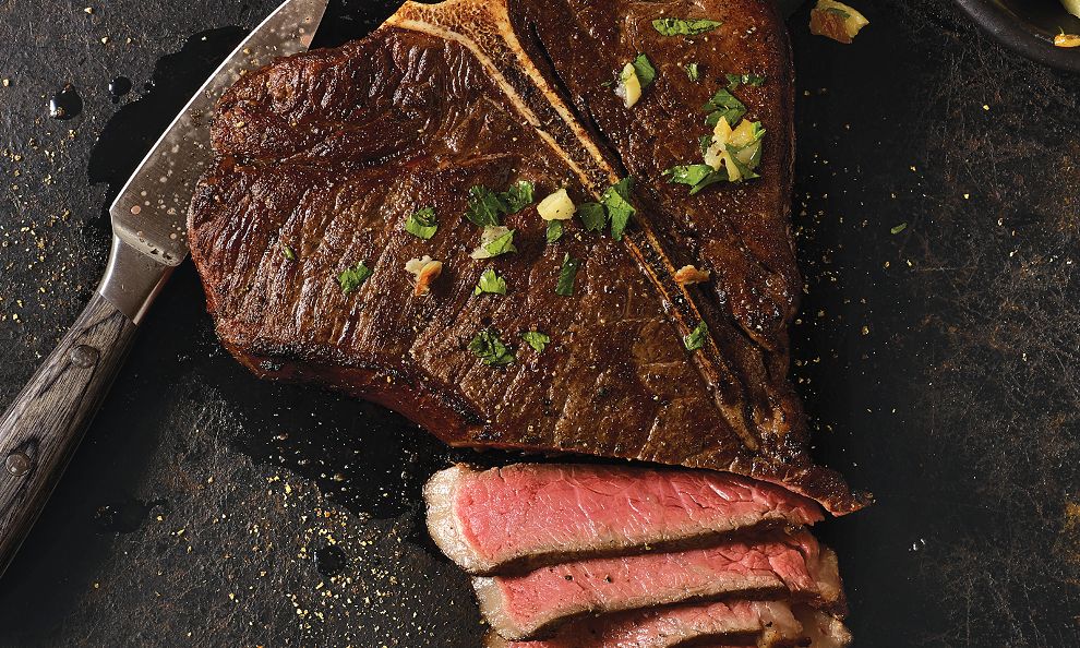 Private Reserve® T Bone Steaks Omaha Steaks 0958